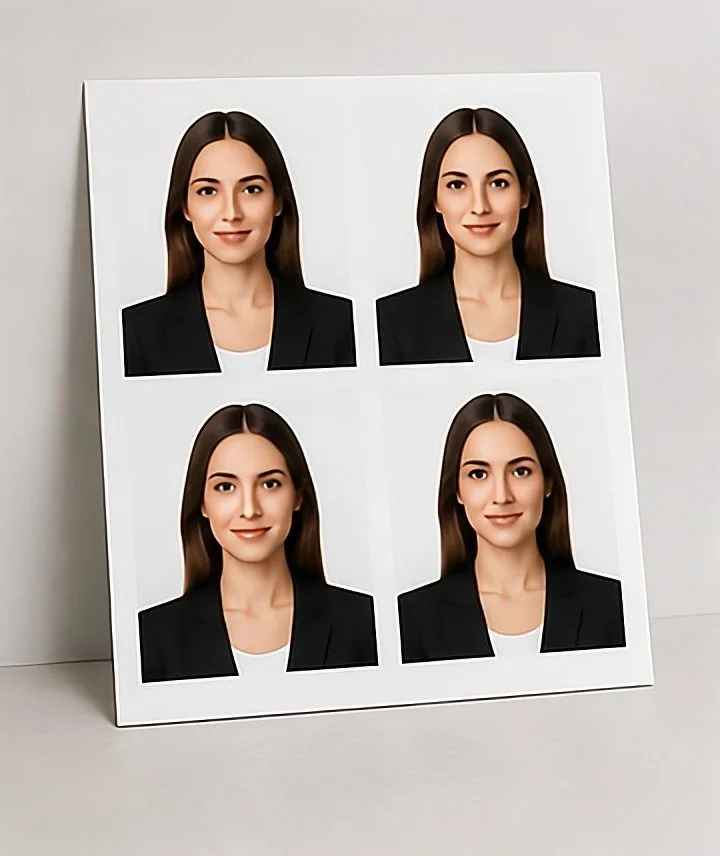 Biometrische Passfotos als Beispiel